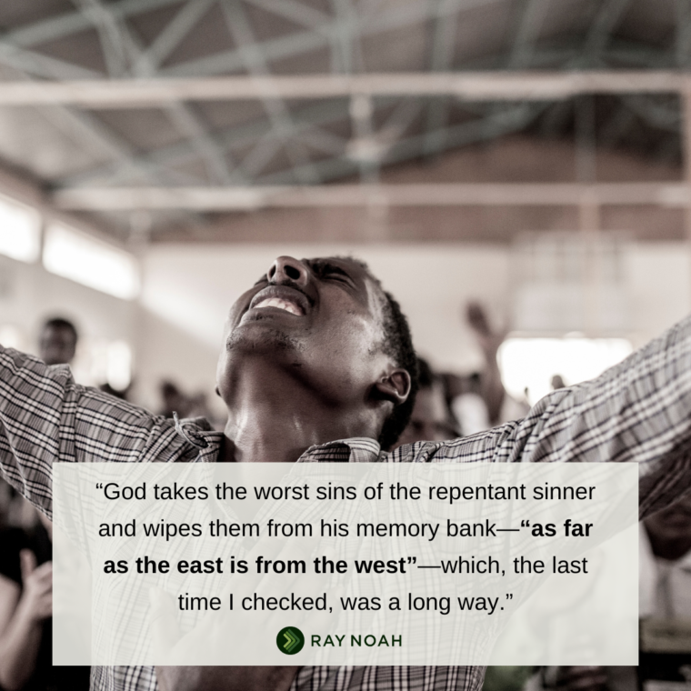 God Doesn’t Keep Lists - Ray Noah Blog